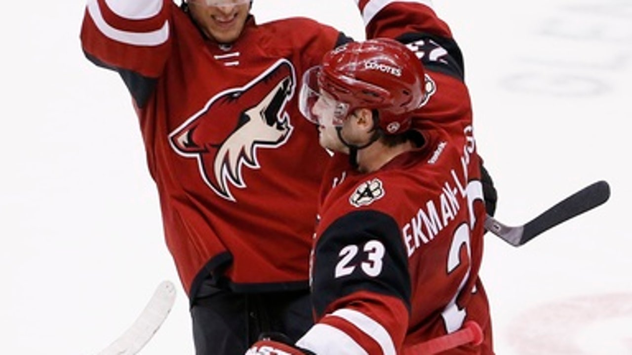 Domi's hat trick, Ekman-Larrson's OT winner rally Coyotes by Oilers